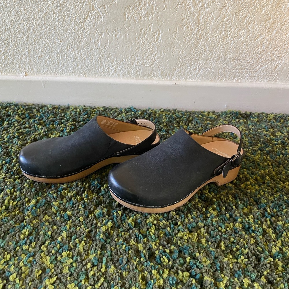 Dansko black clogs